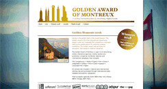 Desktop Screenshot of goldenawardmontreux.com